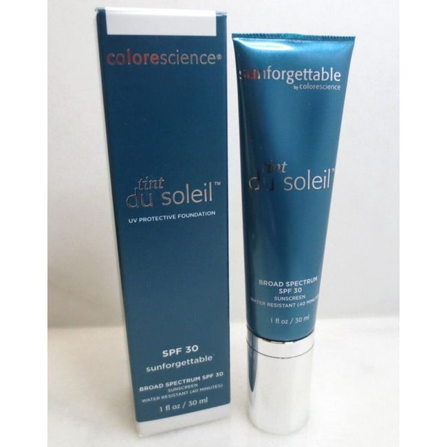 COLORESCIENCE TINT DU SOLEIL UV PROTECTIVE FOUNDATION DEEP SPF 30 - 1 OZ BOXED