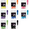 L-style (El style) lip point gradient short black 30pcs ott1108