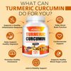 Natural Turmeric Curcumin Supplement - Natural Joint Mobility Support – 120 Caps