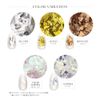 irogel Nail Art Random Cut Hologram Clear Aurora