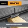 Deck Plus Eclipse Hidden Deck Fasteners, Deck Screws, Wood Screws, Stainless Steel, Grey, 90 Pack