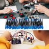 CO-RODE 50pcs 12V Pre Wired 5mm LED Lights Emitting Diodes, Blue