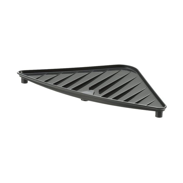 Richell Sponge Detergent Rack, Dark Gray Racool Sink Corner Tray Antibacterial