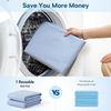 4 Pack 36" x 38" Large Absorbent Bed Pads - Eco-Friendly & Machine Washable