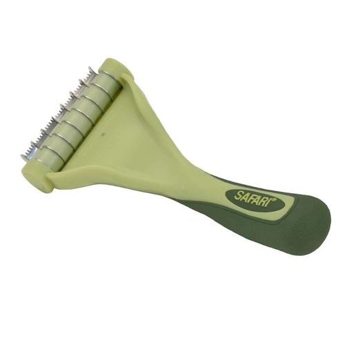 Coastal - Safari - Shed Magic De-Shedding Tool for Dogs with Short to Medium Hair, No Color, Large (6.375" L x 3" W)