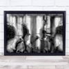 Fingerprint Designs Brainstorm Abstract B&W Shadow Montages Compositions Creative Edit Art Print