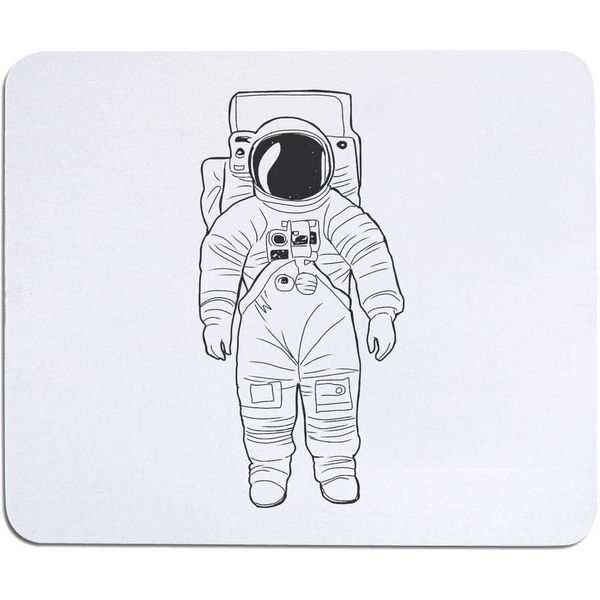 Azeeda 'Standing Astronaut' Mouse Mat/Desk Pad (MO00031322)