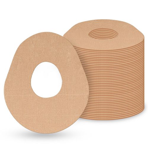 MEDMAX Adhesive Patches for Dexcom G7 (25-Pack), Sweat-Resistant Waterproof Breathable Skin-Friendly Latex Free Adhesive Patches, Durable Pre-Cut CGM G7 Sensor Patches, (Tan)
