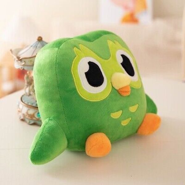 Duolingo Plush Duo 10 Year Anniversary Green Owl Gift For Kids Doll Plush Toy