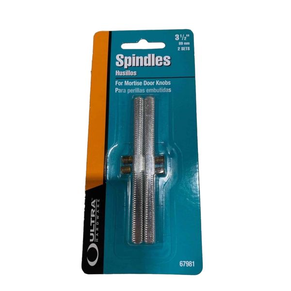 Spindles for Mortise Door Knobs Ultra Hardware 3-1/2" 67981