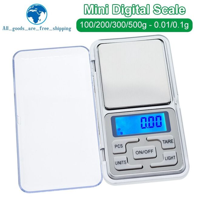 Electronic Compact Scale Small Digital Weight Stock Photo