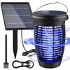 Solar Bug Zapper 2-in-1 Mosquito Killer Lamp,4500V Fly Zapper with UV Light