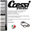 Cressi Swim Fox Swimming Goggles - Aqua
