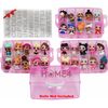 HOME4 Lol dolls Stackable Storage Container Toy Organizer Case 3 Layers 30 slots
