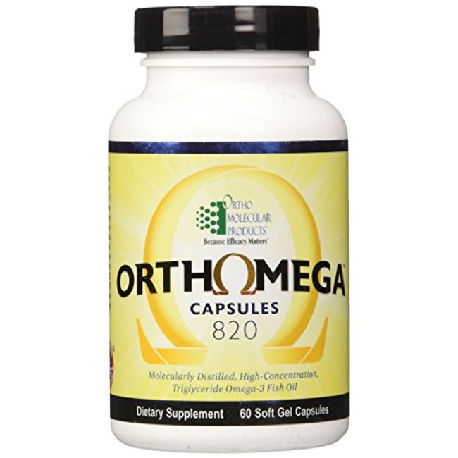 Ortho Molecular Products Orthomega Fish Oil 950mg 60 Capsules