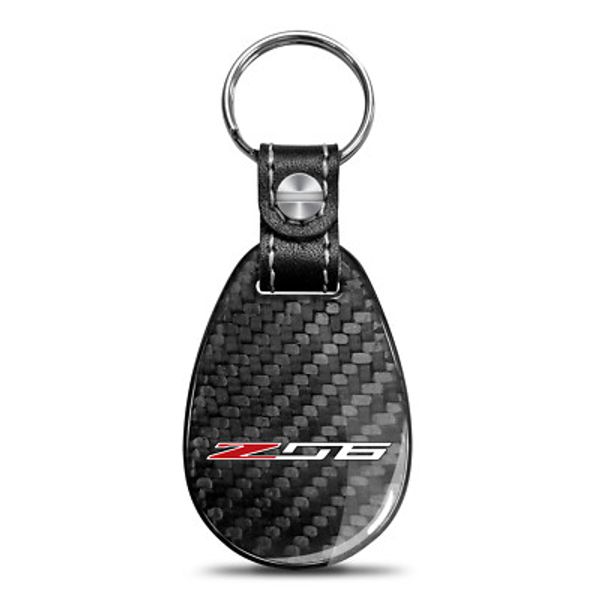 Chevrolet Corvette C7 Z06 Real Carbon Fiber Tear-Drop Key Chain