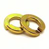 (50 Pieces) 1/2" Alloy Split Lock Washers Zinc Yellow