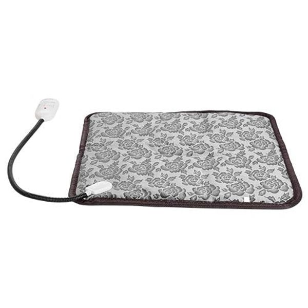 Pet Heating Pad Dog Cat Electric Heating Mat Waterproof Adjustable Warming Blanket with Chew Resistant Steel Cord Case