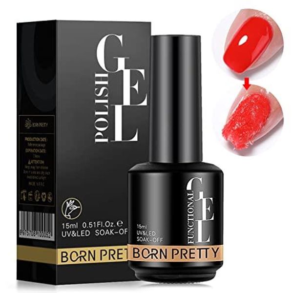 BORN PRETTY Professional Magic Gel Remover - Easy and Quick Nail Off Pusher Nail Remover Peel Off Magic Burst Gel 15ml