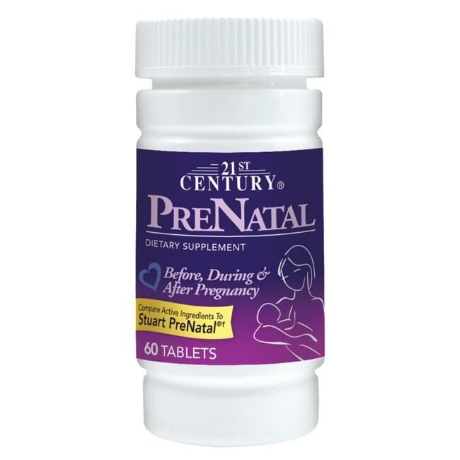 21st Century Prenatal with Folic Acid 60 Tabs