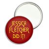 Jessica Fletcher Did It - 77mm Round Compact Mirror