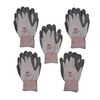 3M Comfort Grip Gloves GLOVE-M-5P, Gray, Medium, 5-Pair Pack