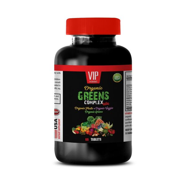 natural energy booster - ORGANIC GREENS COMPLEX - anti aging vitamins 1B