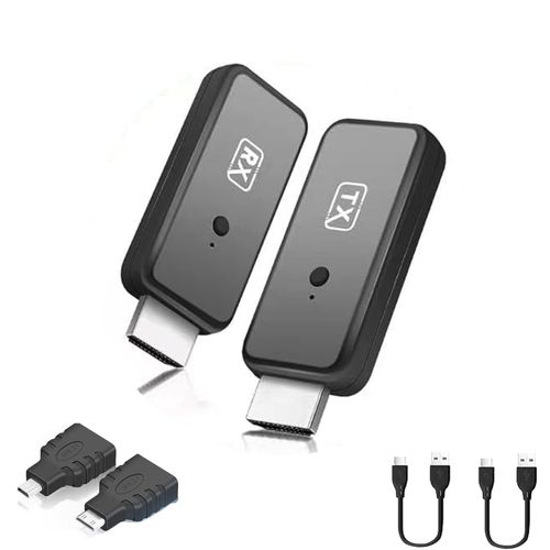T81 Wireless HDMI Transmitter and Receiver, Plug & Play Portable Wireless HDTV Extender Kit for Streaming Video and Audio to HDTV/Projector/Monitor from Laptop/PC/TV Box and Etc.,