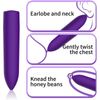 Women Mini powerful Bullet Shape 10 Speed Vibrating Massage Rechargeable