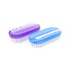 Honbay 2PCS Plastic Double Sided Nail Brush Nail Cleaning Scrubbing Brush