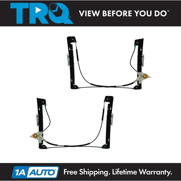 TRQ Power Window Regulator Pair Set Left/Right for Mini Cooper