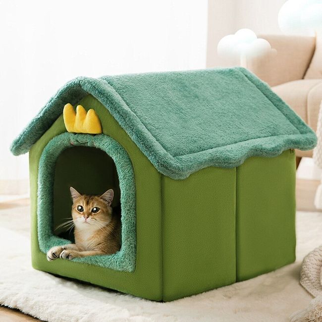 Pet Dog House for Small Medium Dog Cat Bed Foldable Dog Kennel Dog