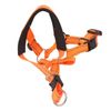 CHEOTIME AntiPull Dog Headcollar, Breathable Dog Muzzle with Adjustable Strap, Humanized Design, Enhanced Control, L Size, Orange