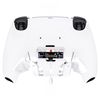 eXtremeRate Back Paddles Programable RISE4 V3 Remap Kit for PS5 Controller BDM-030 040 050, Upgrade Board White Redesigned Bottom Shell 4 Back Buttons Set for PS5 Controller - NO Controller