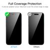 JETech One Touch Install Screen Protector for iPhone 14 Pro Max 6.7-Inch, Full Coverage Tempered Glass Film, Auto Alignment Tool Kit, HD Clear, 2-Pack