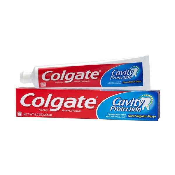 Colgate Cavity Protection Fluoride Toothpaste 8.0 Ounce, 1 Pack