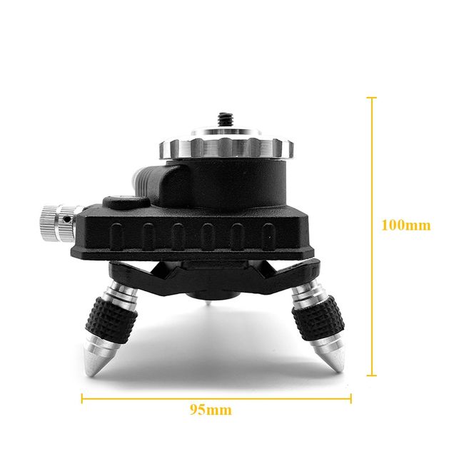 Aluminum Alloy Laser Level Tripod Bracket 360 Degree Rotating Fine