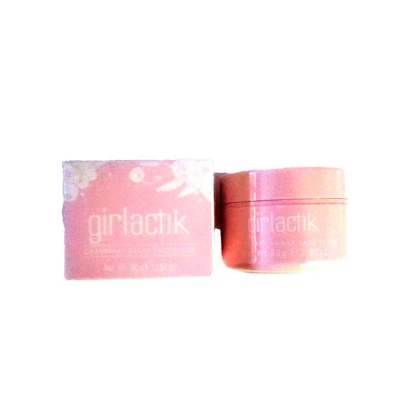 GIRLACTIK Cranberry Sugar Face Scrub - Brightens Skin 2.82 oz  - NIB & Sealed