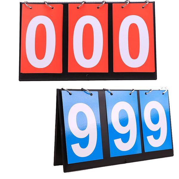 Set of 2 Scoreboards Flip Scoreboards Easy to Read Cheap Scoring Board Scoring Board 4 Digit 2 Digit 3 Digit 6 Digit Desktop Easy to Assemble Portable Manual Lightweight Competition Baseball Soccer