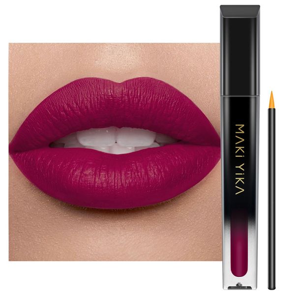 MAKI YIKA Purple Lipstick for Women Color Stay Long Lasting Lipsticks, No Smudge Plum Matte Liquid Lipstick Transferproof Cruelty-Free Lip Color |Sugar Plum