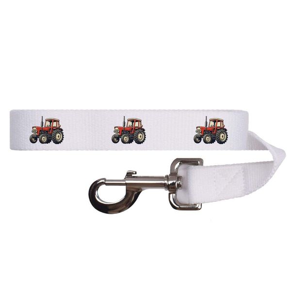'Red Farm Tractor' Dog Lead/Leash (DL00022819)