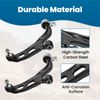 6 Pcs Front Lower Control Arm Assembly for Ford Taurus 2010 - 2012 All Models