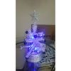Tabletop 18" Christmas Artificial  Tree   With Tree Collar, Light Deco Bundle
