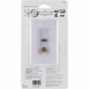 GE Pro 35292 HDMI & Coax Combination Wallplate White