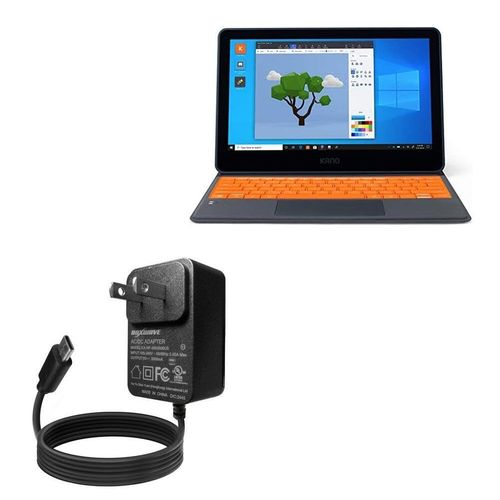 BoxWave Charger Compatible with Kano PC Touchscreen Laptop and Tablet 1110-01 (11.6 in) - Wall Charger Direct (15W), Rapid Charge Your Device with Built-in 6ft Cable