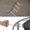 eKuatao 2PCS T-Hook Trampoline Spring Pull Tool Tent Peg Puller for Jumping Trampoline Spring Installation Disassembling