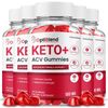 OptiBlend Keto ACV Gummies, Max Strength Formula, Opti Blend Keto (5 Pack)