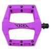 Origin8 Strapd Platform Pedal 9/16" Chromoly Axle Concave Composite Body Purple