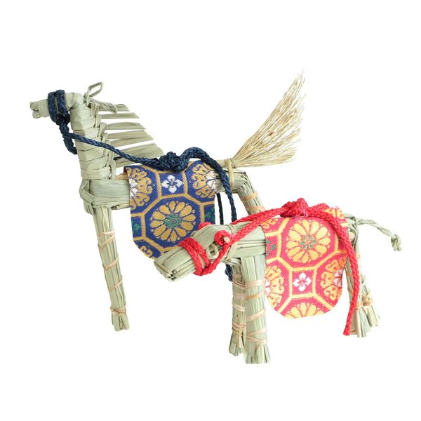 Yamaichi Shoten BT-016 Bon Ornament, Bon Festival, Cow and Horse Miyabi, Approx. 3.5 x 5.9 inches (9 x 15 cm)