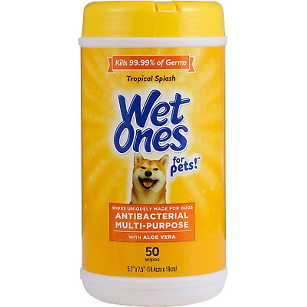 Wet Ones for Pets Multi-Purpose Dog Wipes with Aloe Vera | Dog Wipes for All Dog